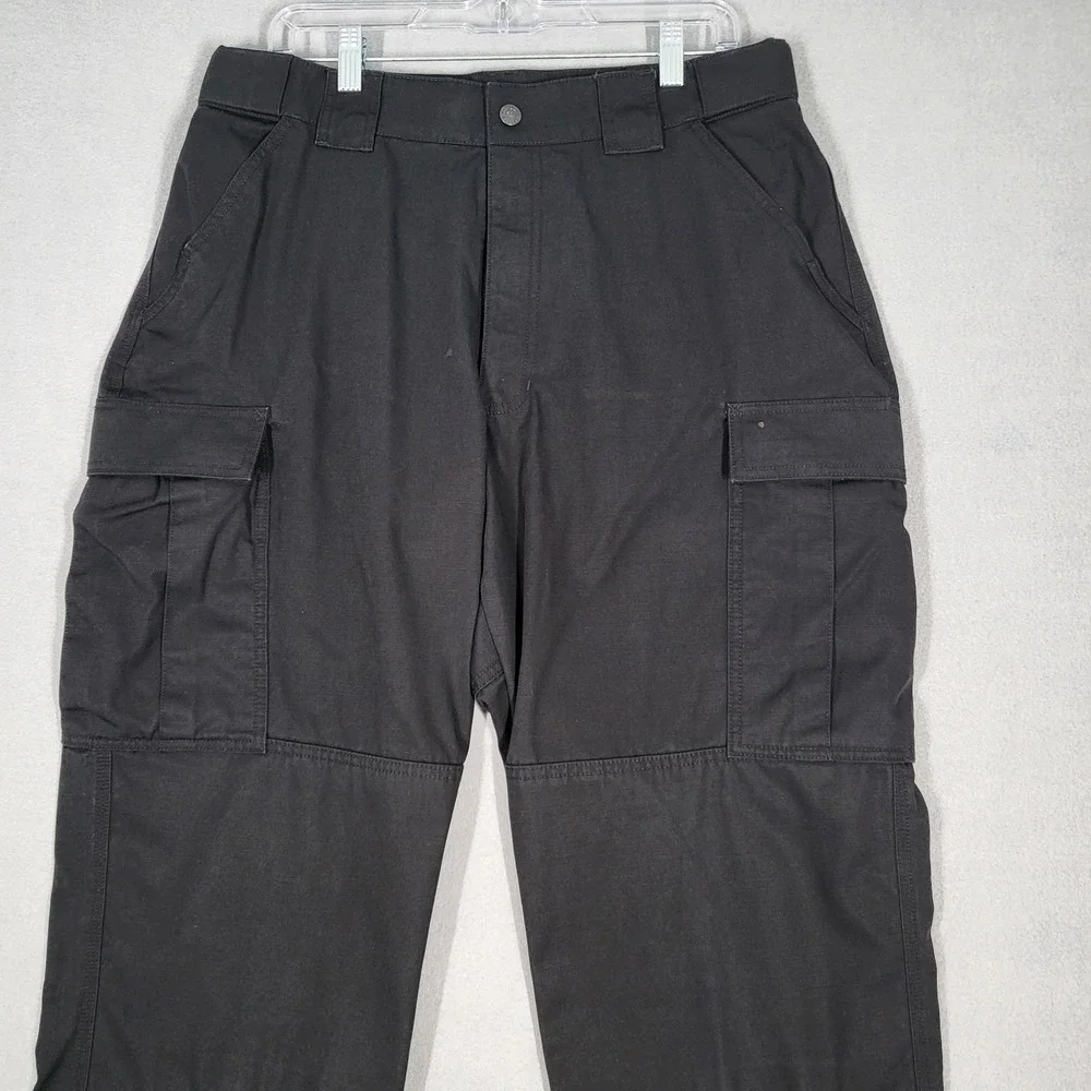 5.11 Tactical Series Pants Men Large Dark Gray Poly Cotton Cargo Utility Regular